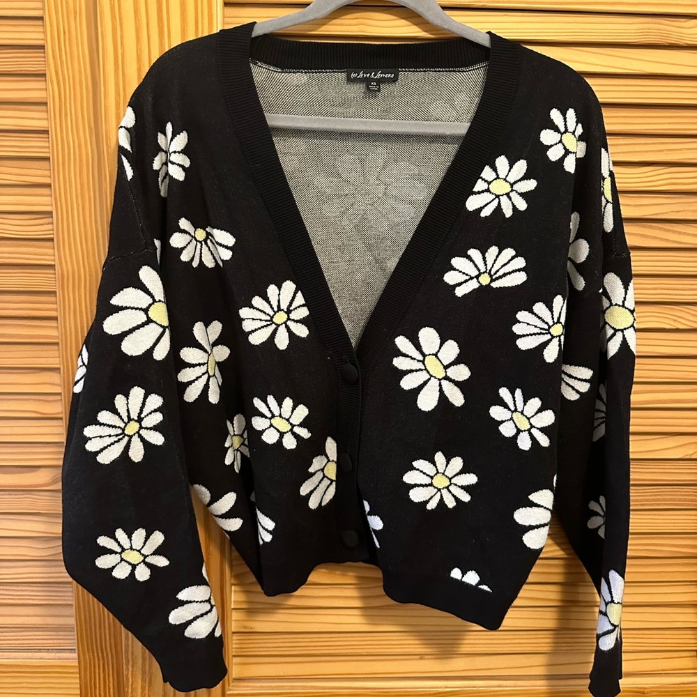 For Love & Lemons Daisy Sweater Cardigan XS